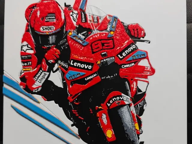 HueForge model: Marc Marquez Motogp Ducati by TheHueforgeLady