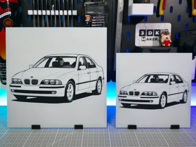 BMW E39 – Hueforge – 3 Colors