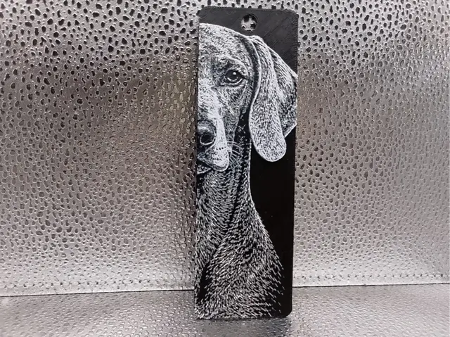 HueForge model: Weimaraner Bookmark – Hueforge by Borishotch Industries