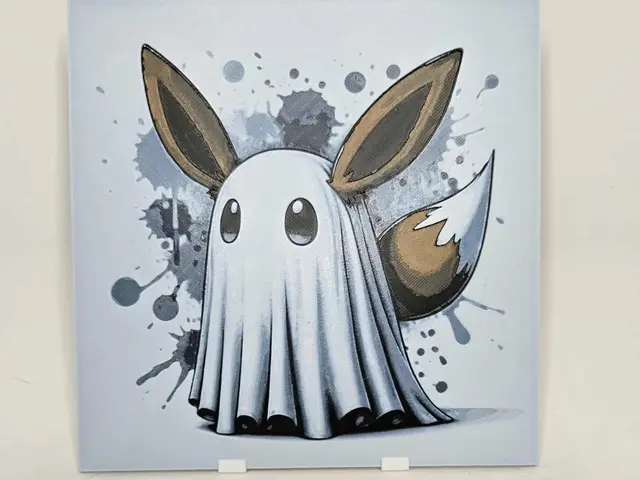 HueForge model: Graffiti Halloween Eevee Hueforge by 3Ree Printing