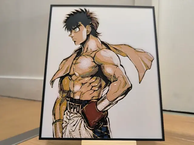 HueForge model: ippo makunouchi by Dark behelit