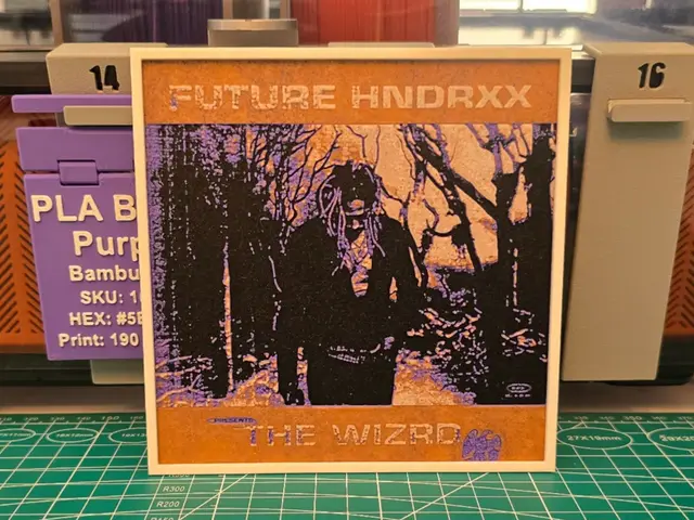 HueForge model: Future "The Wizrd" Album - Hueforge Art by Lumpy3D