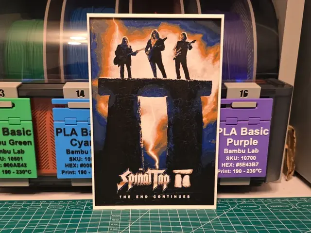 HueForge model: Spinal Tap II: The End Continues - Hueforge Art by Lumpy3D