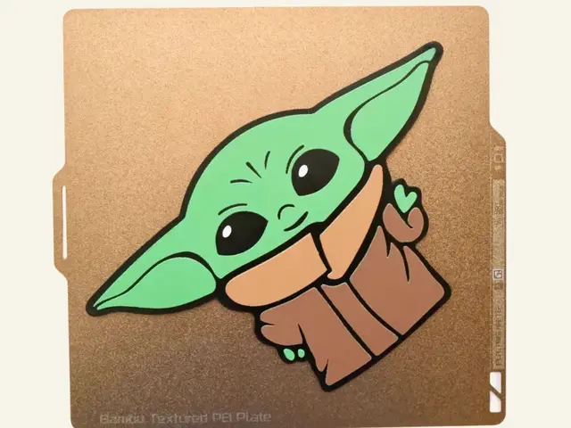 HueForge model: Baby Yoda Star Wars Cartoon 3D Print Hueforge by Freshly Printed 3D