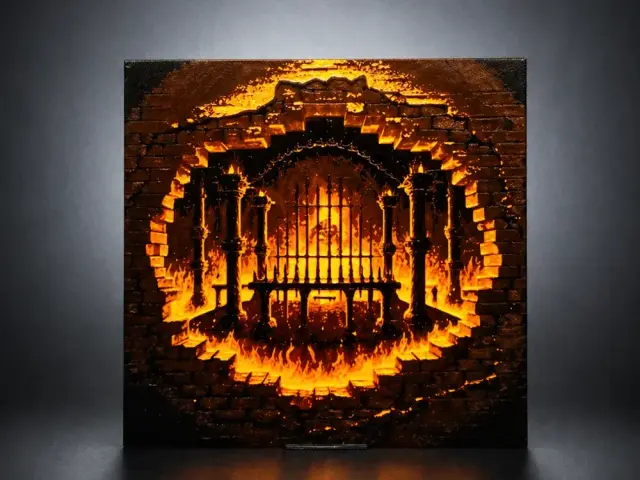 HueForge model: Hellgate - The Portal of Eternal Flames by Aleksandr