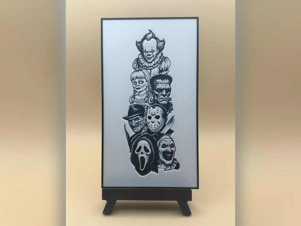 Horror Icons | Pennywise, Annabelle, Freddy & More by Thadius HueForge model: Horror Icons | Pennywise, Annabelle, Freddy & More by Thadius