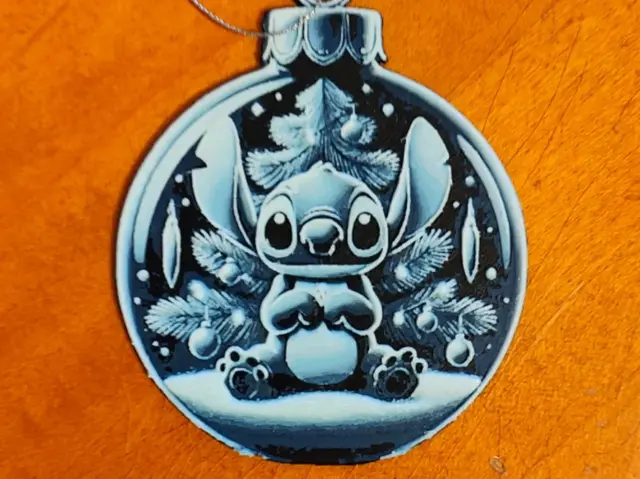 Stitch Christmas Ornament Bauble - 4 Colours