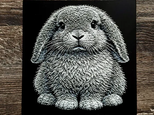 HueForge model: Bunny HueForge Wildlife Series by novy