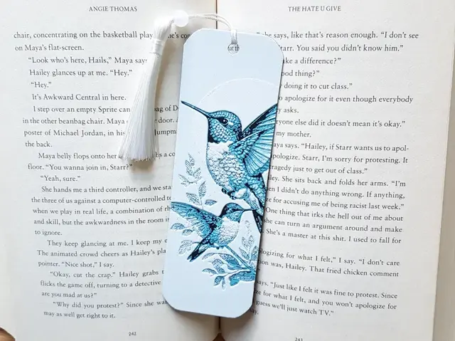 HueForge model: Bookmark, Hummingbirds by Dame Jo