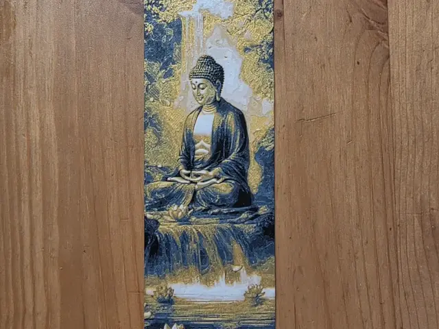 HueForge model: Buddha Bookmark by Morganja