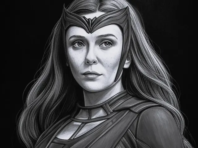HueForge model: Scarlet Witch Hueforge ( Elizabeth Olsen ) by leshowpatate