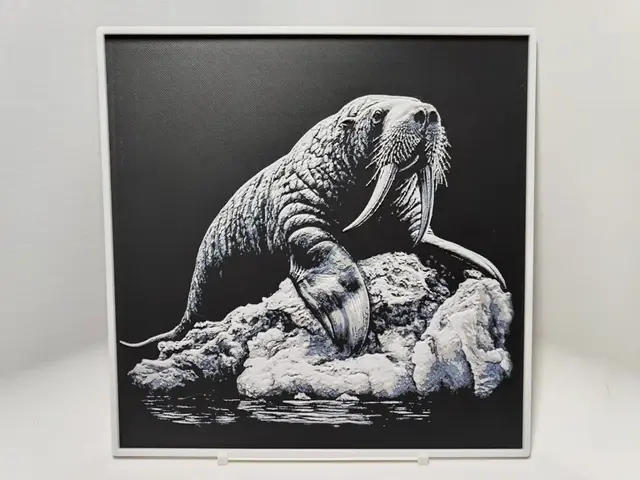 HueForge model: Walrus - Hueforge by BeaN