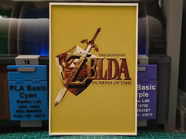 HueForge model: The Legend of Zelda: Ocarina of Time - Hueforge by Lumpy3D