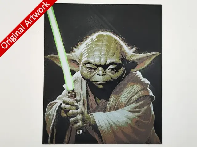 HueForge model: Yoda - hueforge by Altf4-Formation