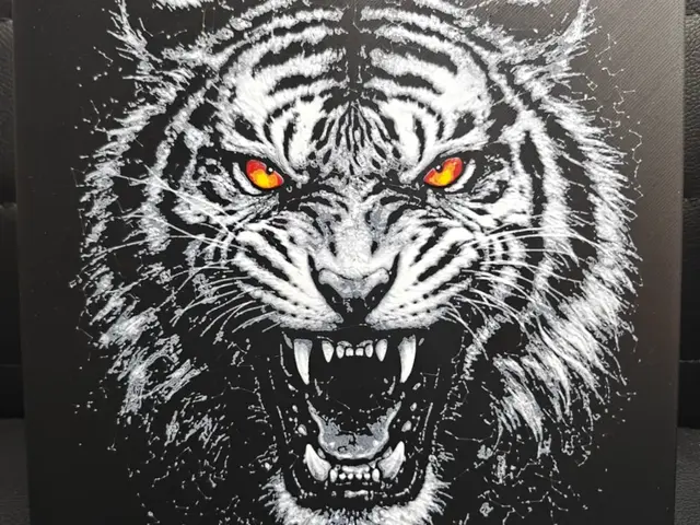 HueForge model: Tiger / Dark Beast Series by TheHueforgeLady