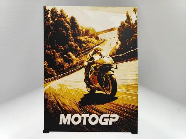 HueForge model: MotoGP Poster - Hueforge by BeaN