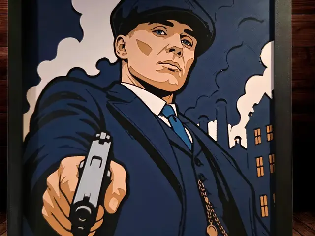 HueForge model: Thomas "Tom" Shelby by Side Quest Hues