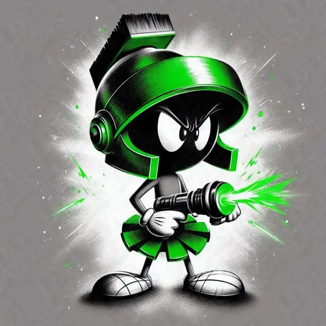 HueForge model: Marvin the Martian Hueforge by LoFi Layers