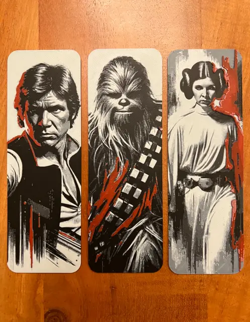 HueForge model: Star Wars Bookmarks by JustBe 3D Printing