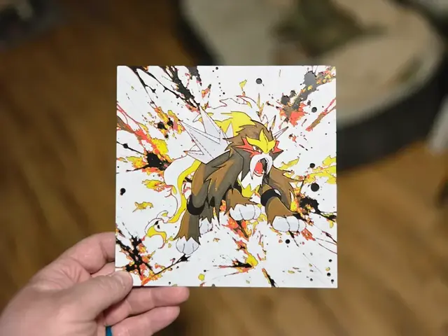 HueForge model: Graffiti Entei Hueforge by 3Ree Printing
