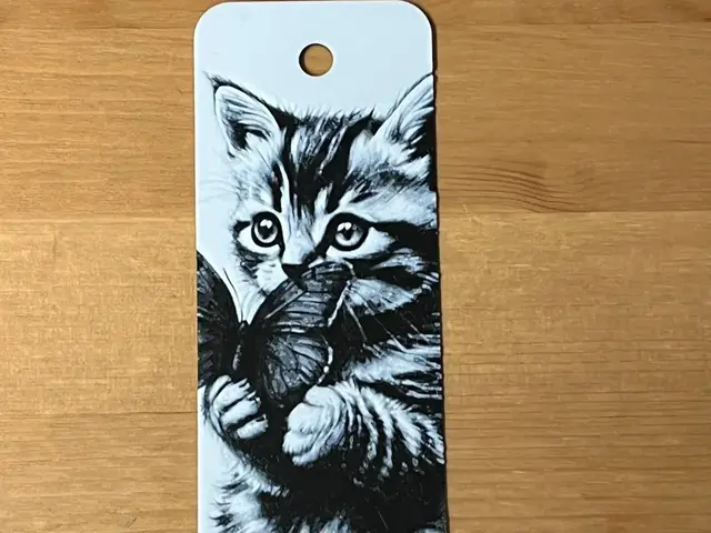 HueForge model: cat bookmark by Morganja