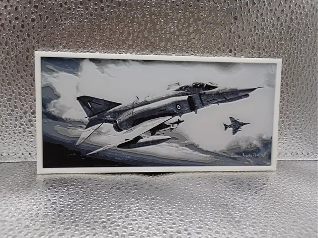 HueForge model: McDonnell Douglas F-4 Phantom II – Hueforge by Borishotch Industries