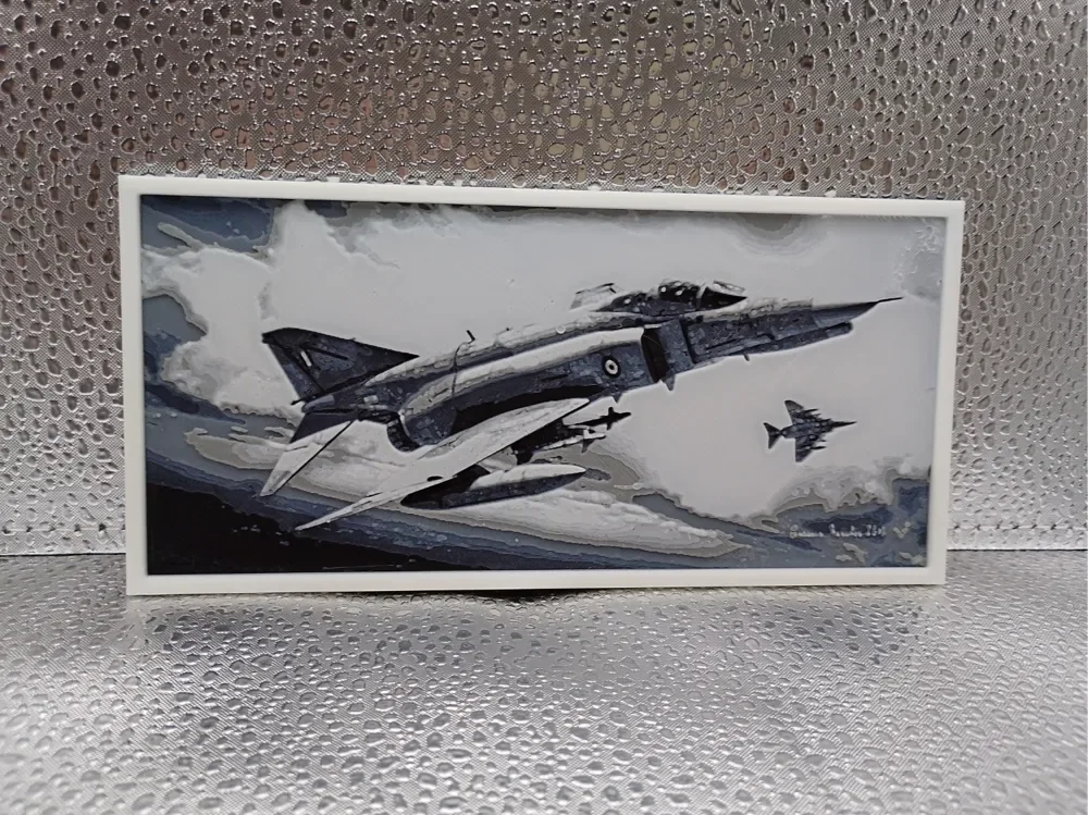 McDonnell Douglas F-4 Phantom II – Hueforge by Borishotch Industries HueForge model: McDonnell Douglas F-4 Phantom II – Hueforge by Borishotch Industries