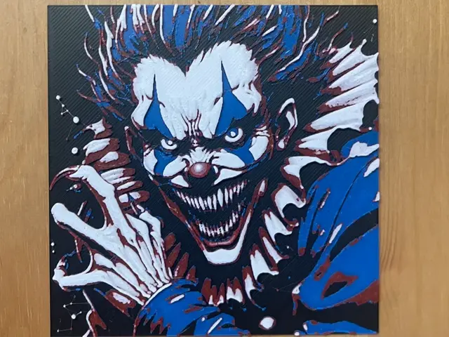 HueForge model: clown hueforge by Morganja