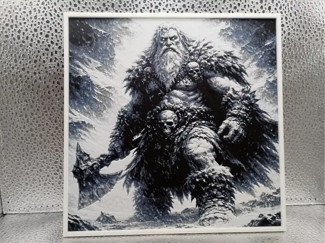 HueForge model: Frost Giant – Hueforge Fan Art by Borishotch Industries