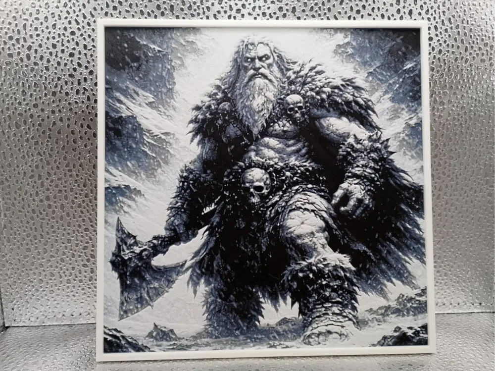 Frost Giant – Hueforge Fan Art by Borishotch Industries HueForge model: Frost Giant – Hueforge Fan Art by Borishotch Industries