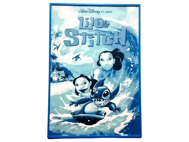 HueForge model: Lilo & Stitch Movie Poster Hueforge Disney Blue by Elsie Moonshadow