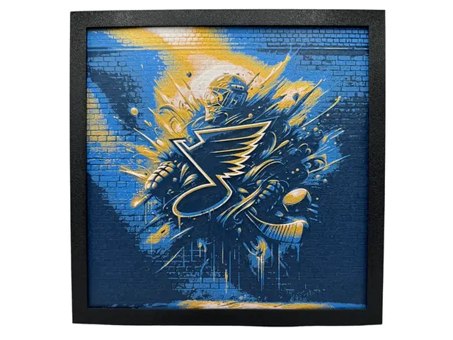 HueForge model: St Louis Blues - NHL Hueforge by Canadian Gamer