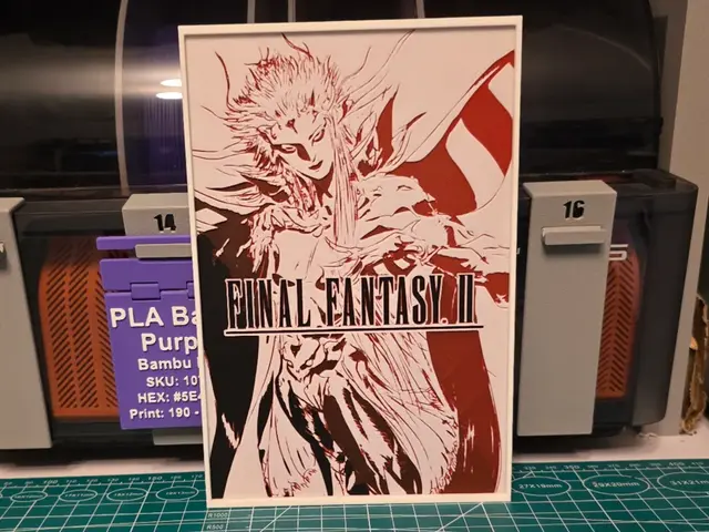 Final Fantasy II Game Poster - Hueforge Art