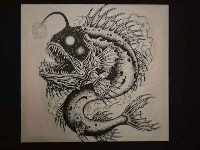 HueForge model: weird fish hueforge by Buntsta