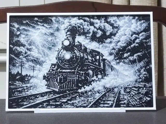 Steaming Through The Storm - 2 Color HueForge
