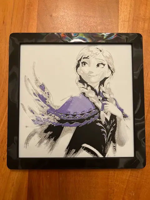 HueForge model: Anna from Frozen by JustBe 3D Printing