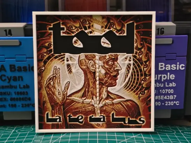 HueForge model: Tool "Lateralus" Album - Hueforge Art by Lumpy3D