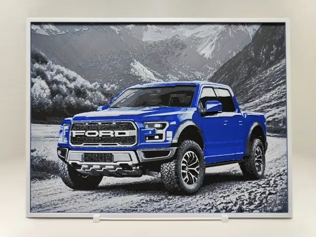 HueForge model: Ford F150 Raptor - Hueforge by BeaN