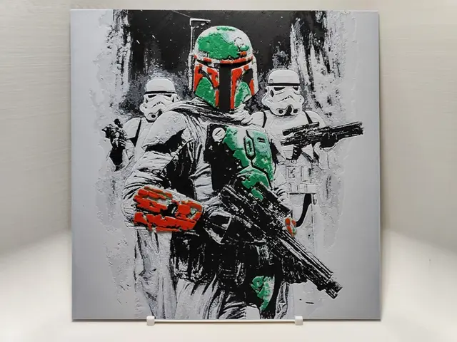 HueForge model: Boba Fett - Hueforge by BeaN