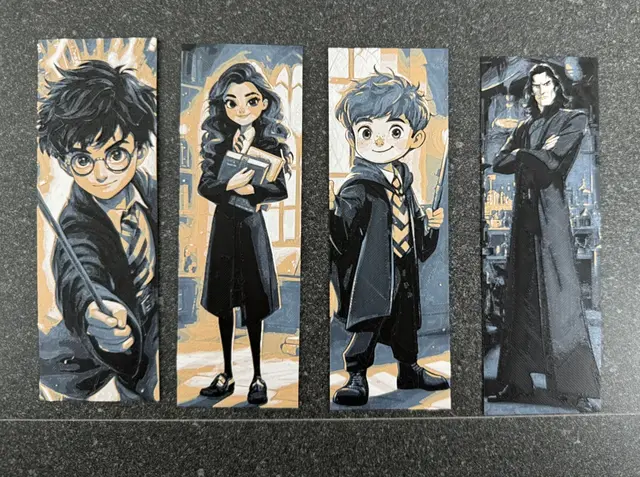 HueForge model: Harry Potter Bookmark Collection #2 by Canadian Gamer