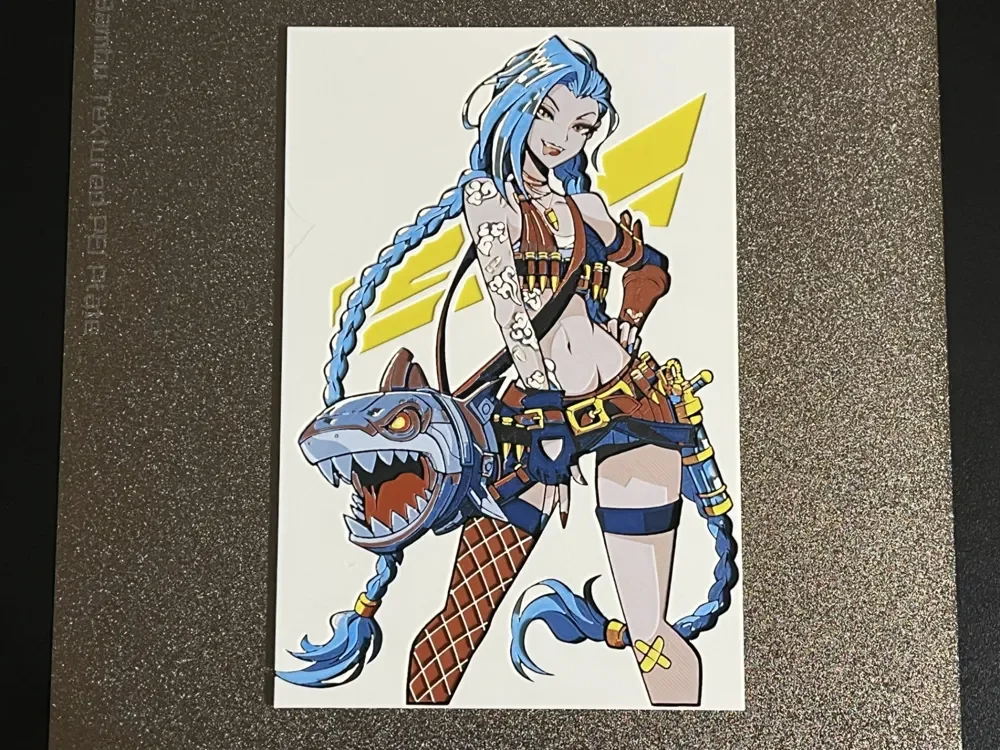 Jinx Arcane Hueforge by FantasyZ HueForge model: Jinx Arcane Hueforge by FantasyZ