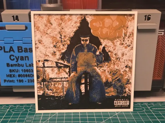 HueForge model: Oliver Tree "Ugly Is Beautiful" Album - Hueforge by Lumpy3D
