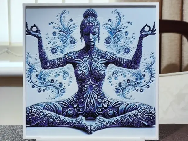 HueForge model: Meditative Zen - HueForge 4 Color by BoDad