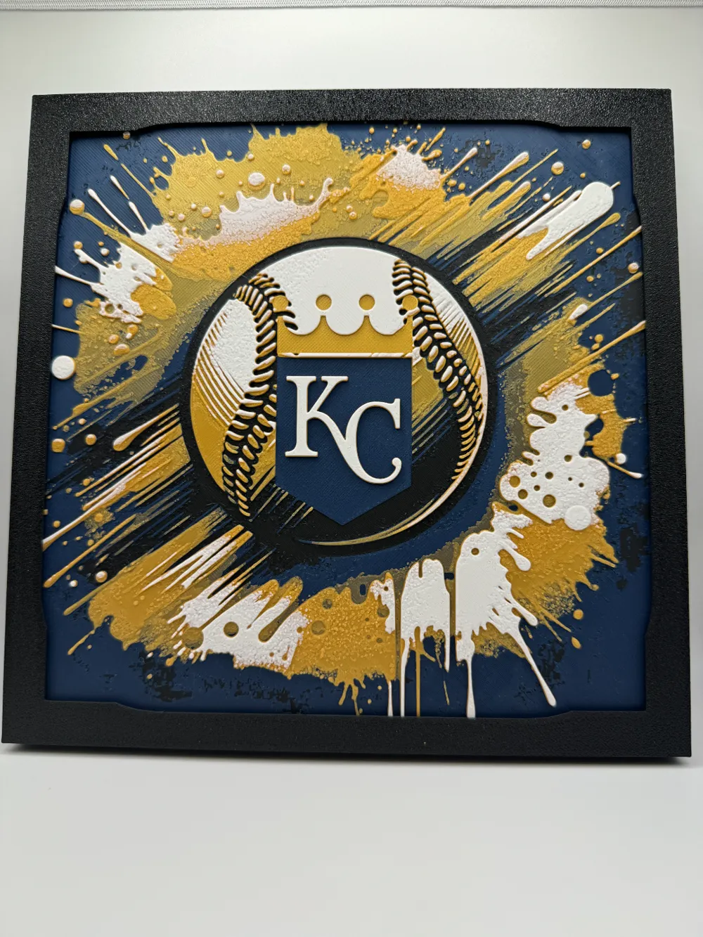 Kansas City Royals - MLB Hueforge by Canadian Gamer HueForge model: Kansas City Royals - MLB Hueforge by Canadian Gamer