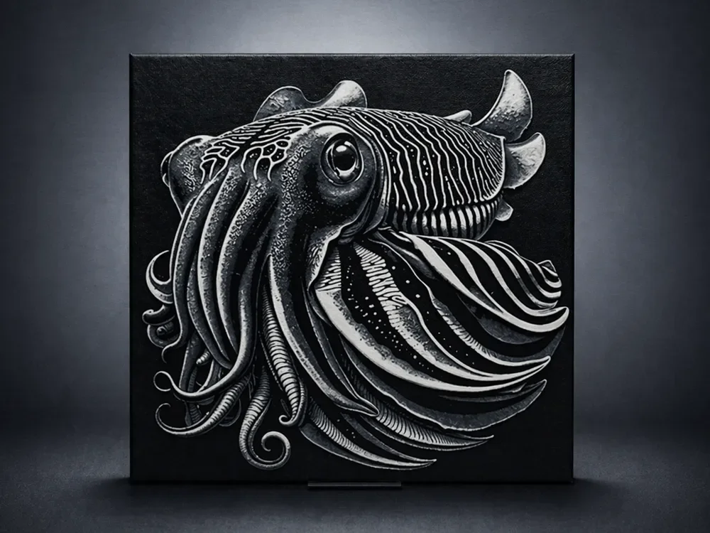 Cuttlefish by Aleksandr HueForge model: Cuttlefish by Aleksandr
