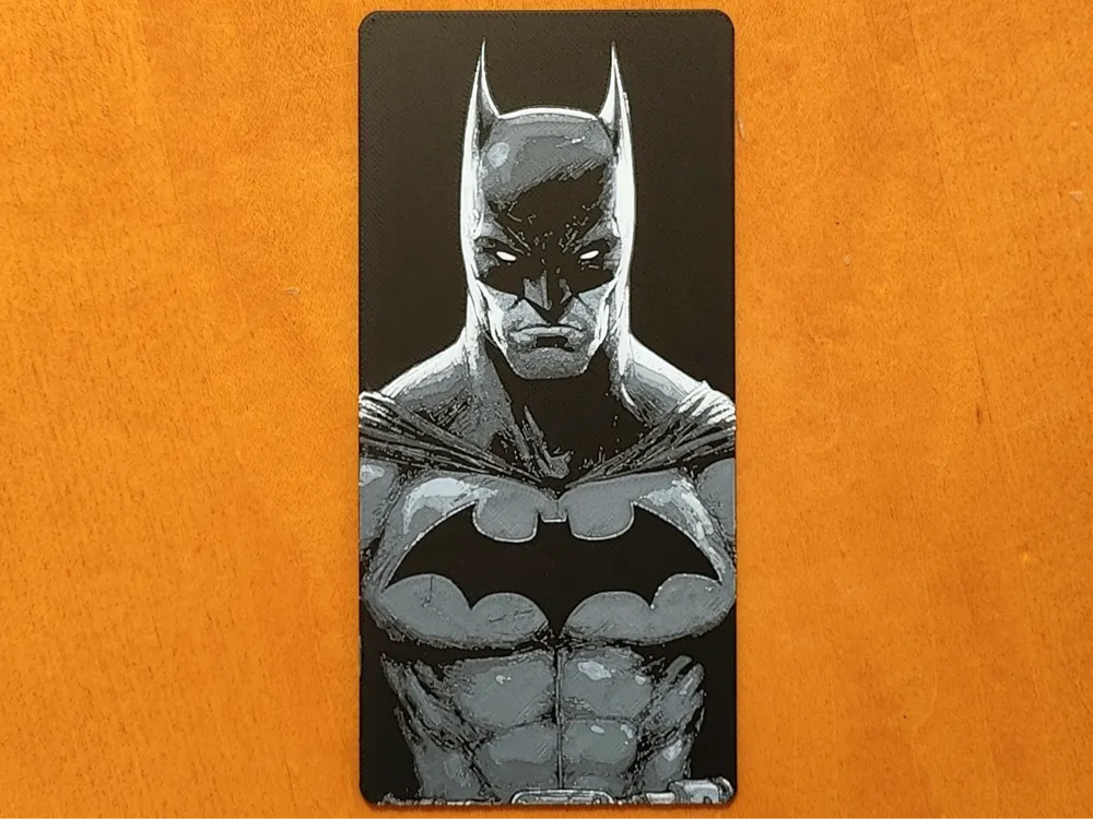 Batman Bookmark - Hueforge by Sarge HueForge model: Batman Bookmark - Hueforge by Sarge