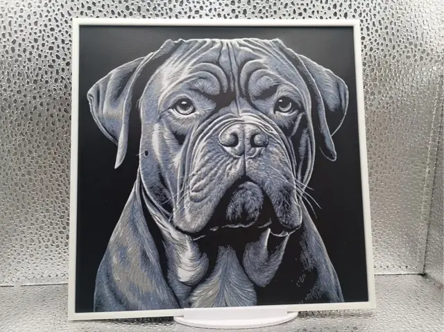 HueForge model: Dogue de Bordeaux hueforge by Borishotch Industries