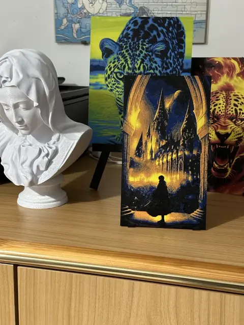 HueForge model: Harry Potter behind Hogwarts Castle by enricoRE