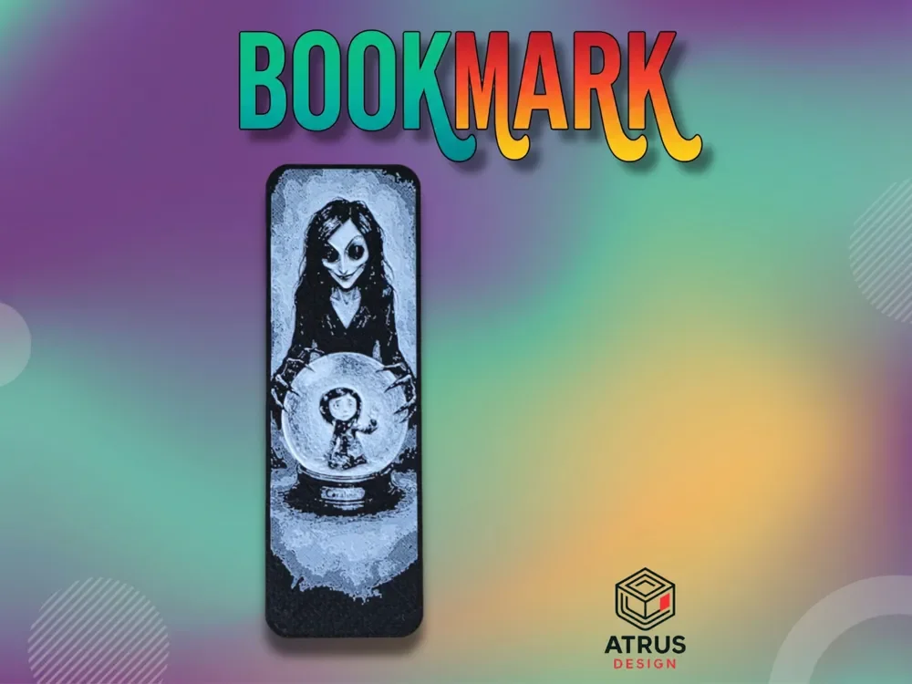 Caroline 3 Bookmark by Atrus Design HueForge model: Caroline 3 Bookmark by Atrus Design