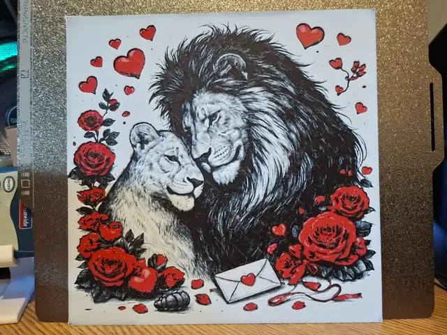 HueForge model: Lion love - Hueforge by 3dGlow